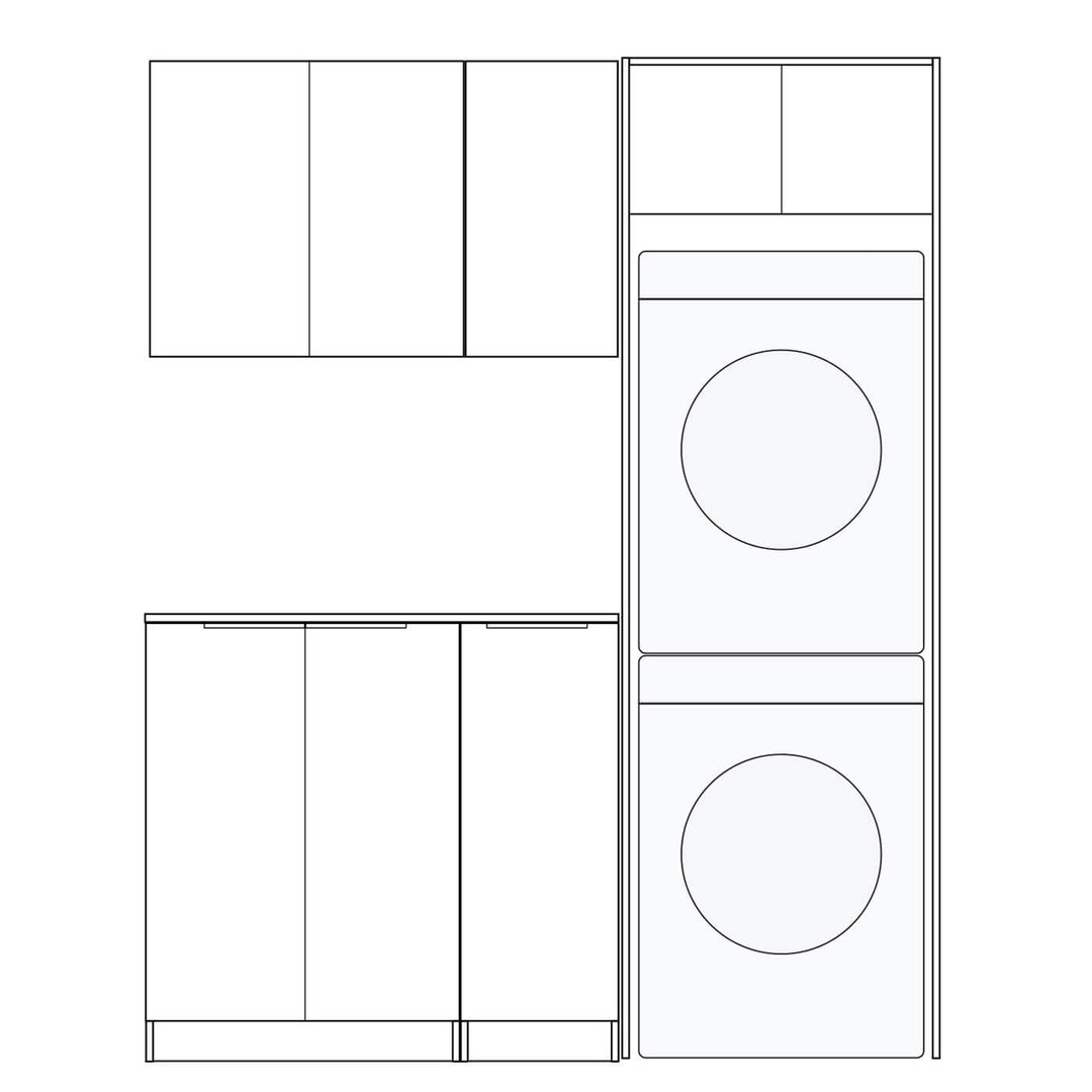 Byron Laundry Cabinet Kit 1715mm