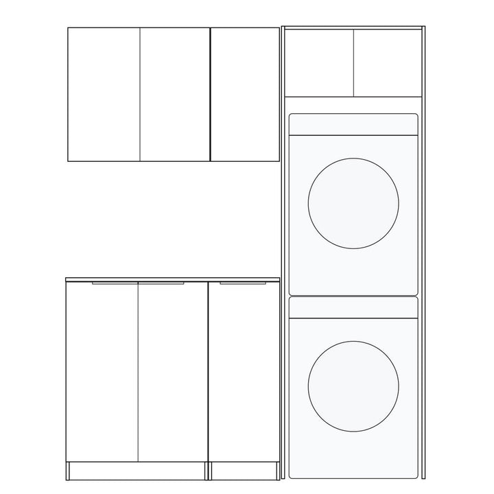 Byron Laundry Cabinet Kit 1715mm