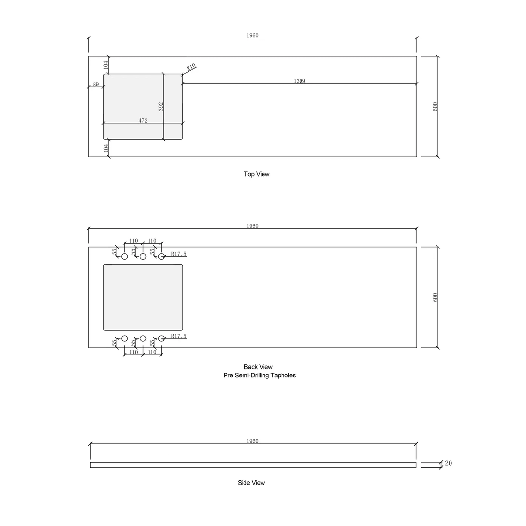 Byron Laundry Cabinet Kit 1960mm