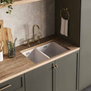 Phoenix 5000 1 & 3/4 Bowl Sink 713x466x220mm