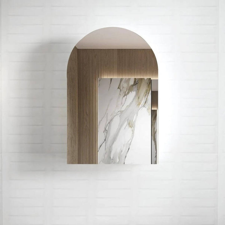 Archie Mirror Shaving Cabinet Arched 900x600x150mm