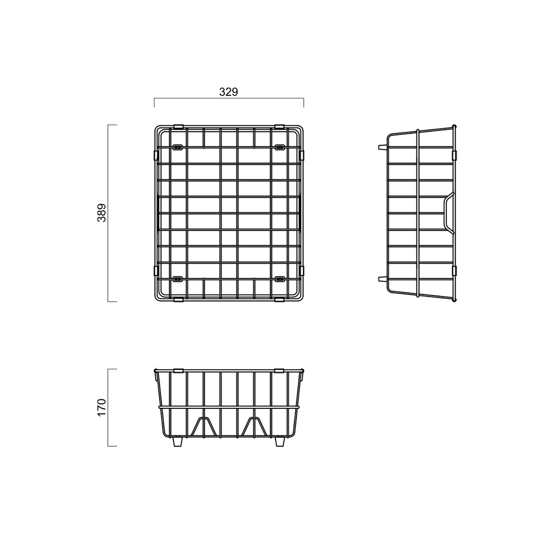 Abey Stainless Steel Dish Rack Drainer