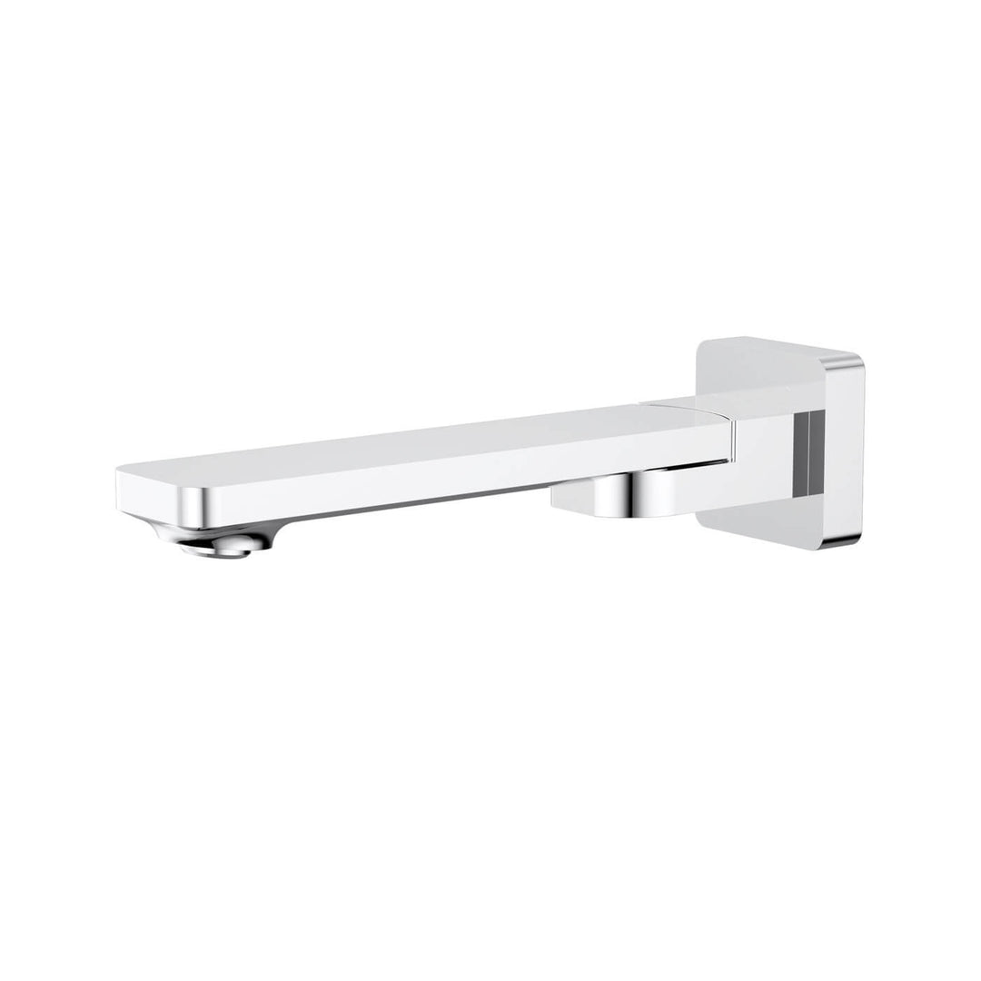 Milan Square Swivel Bath Spout 220mm