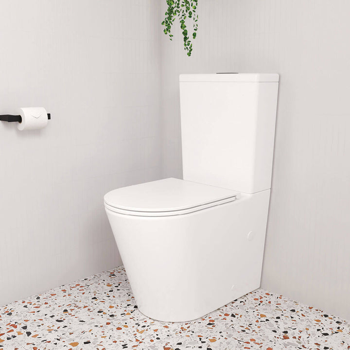 Aluca Rimless Tornado Flush Back to Wall Toilet