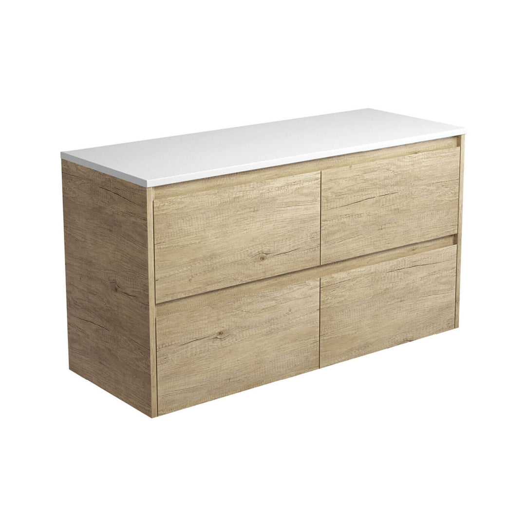 Amato Scandi Oak Wall Hung Vanity (750-1200mm)