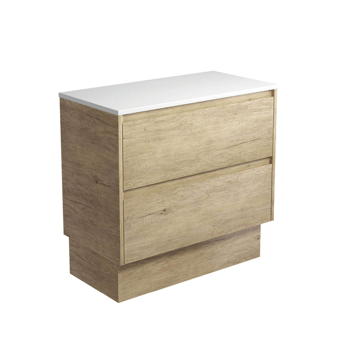 Amato Scandi Oak Floor Mounted Vanity (750-1200mm)