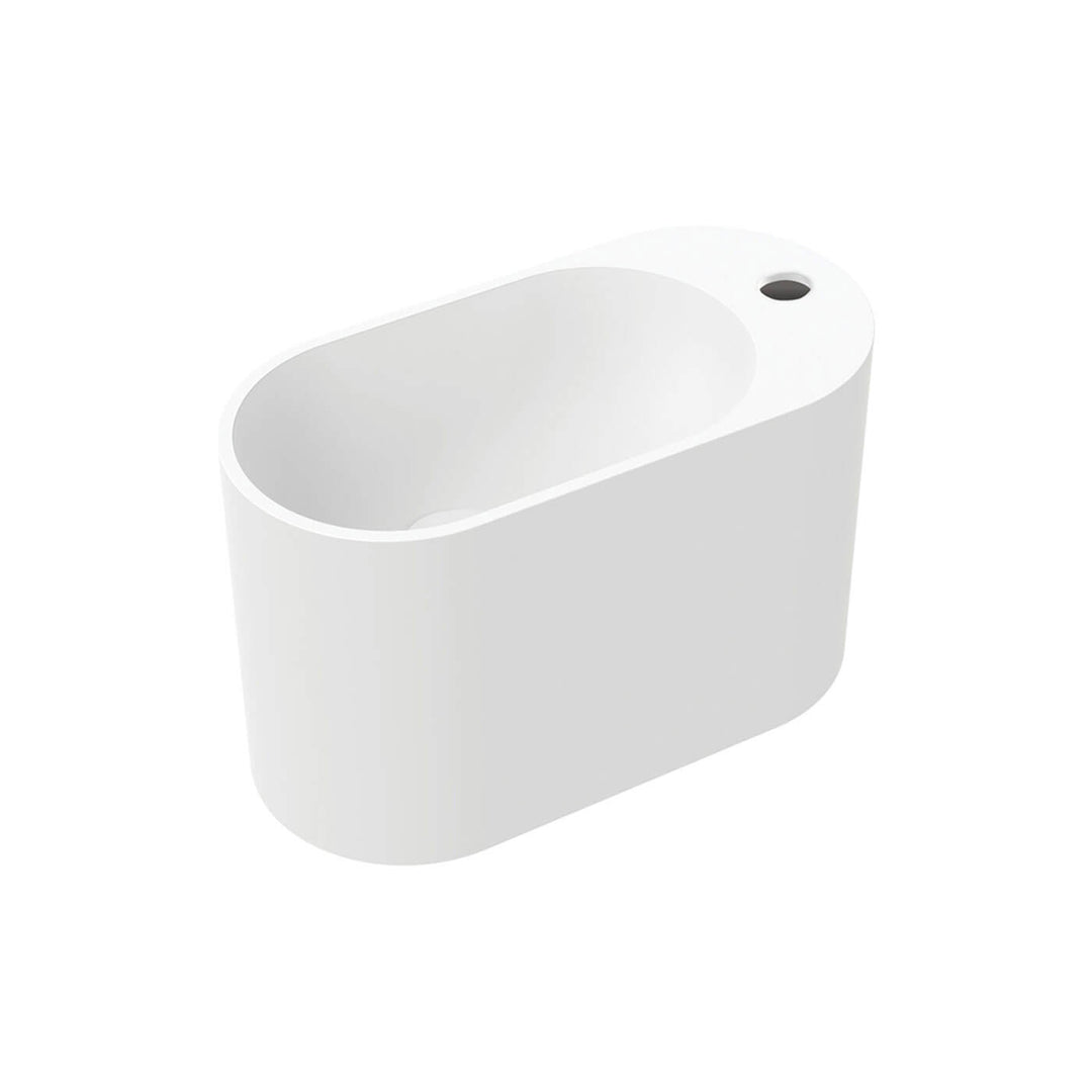 Ari Compact Cast Stone Wall Hung Basin