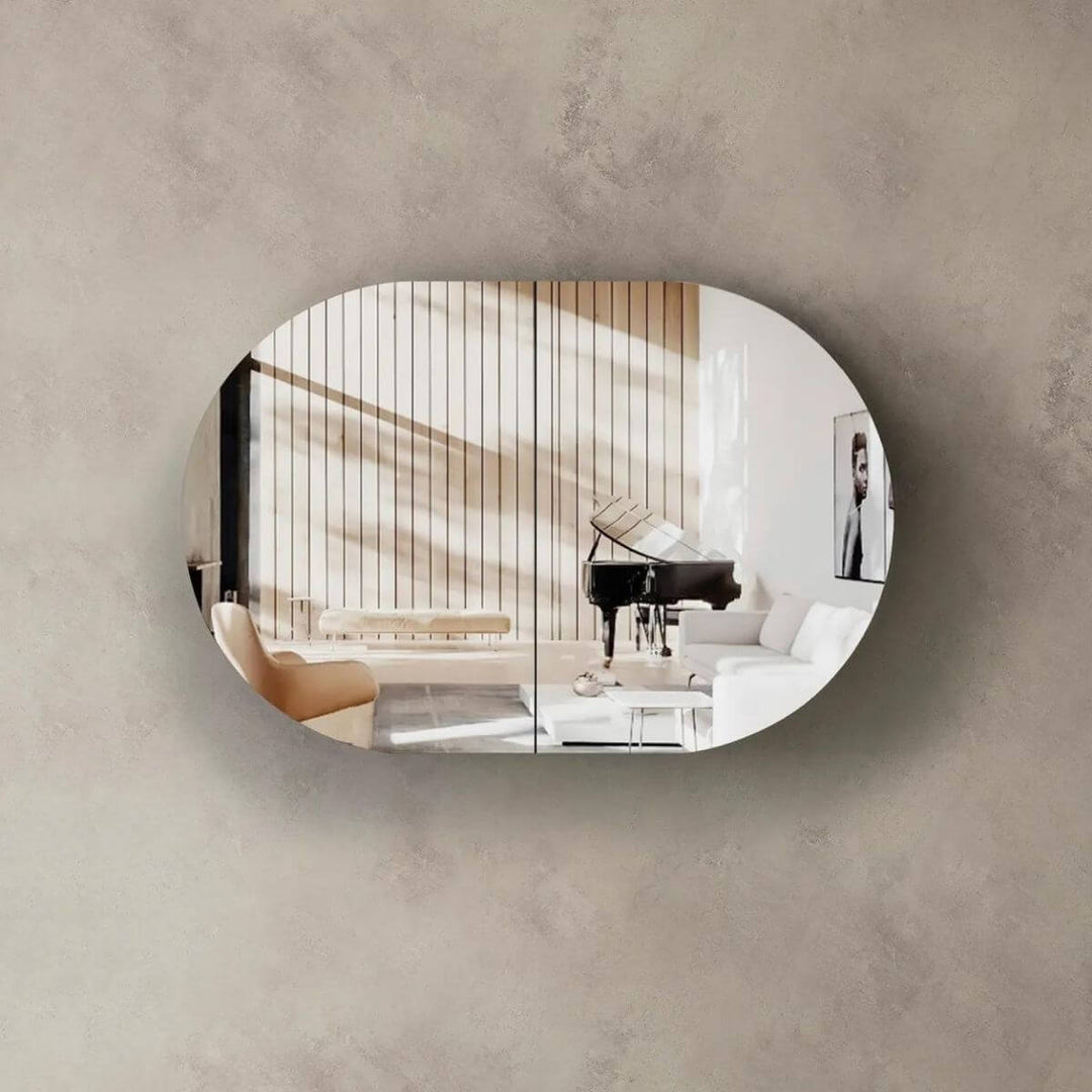 Bondi Curved Mirror Shaving Cabinet 900-1800mm