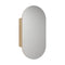 Beau Oval Mirror Shaving Cabinet 450x900mm