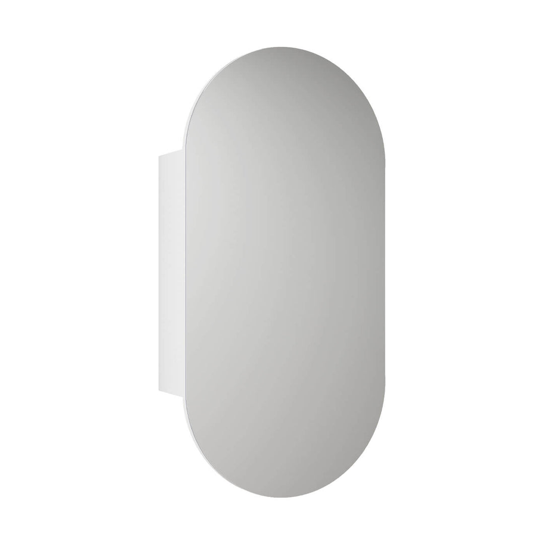 Beau Oval Mirror Shaving Cabinet 450x900mm