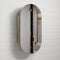 Beau Oval Mirror Shaving Cabinet 450x900mm