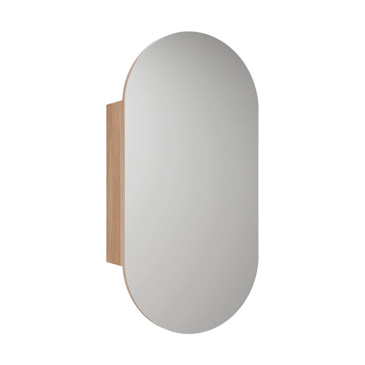 Beau Oval Mirror Shaving Cabinet 450x900mm