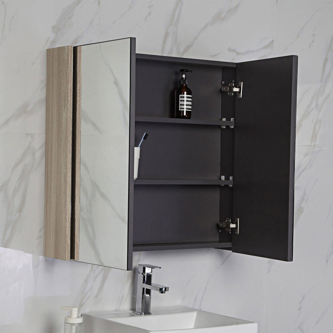 Bella Pencil Edge Mirror Shaving Cabinet 600-1200mm