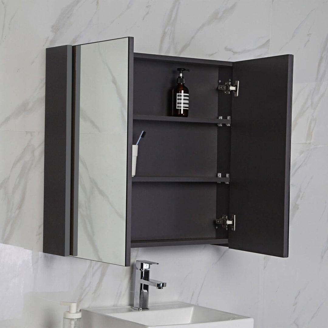 Bella Pencil Edge Mirror Shaving Cabinet 600-1200mm