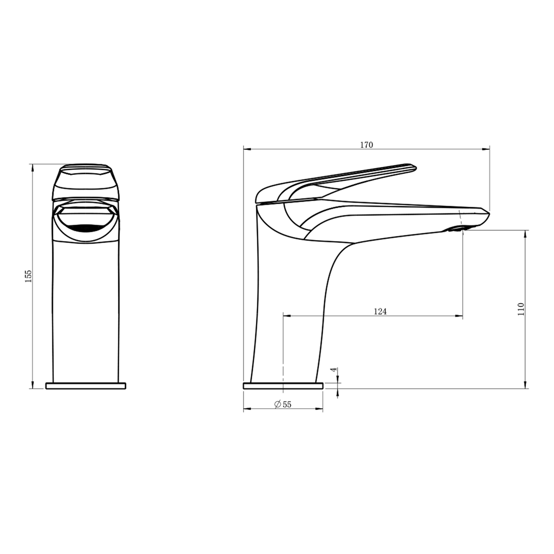 Berlin Short Basin Mixer