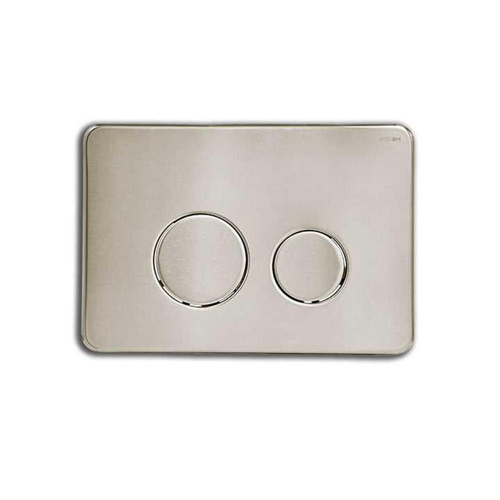 R&T Stainless Steel In Wall Flush Plate Button