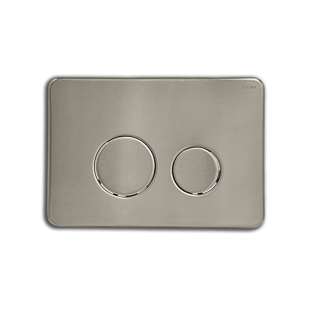 R&T Stainless Steel In Wall Flush Plate Button