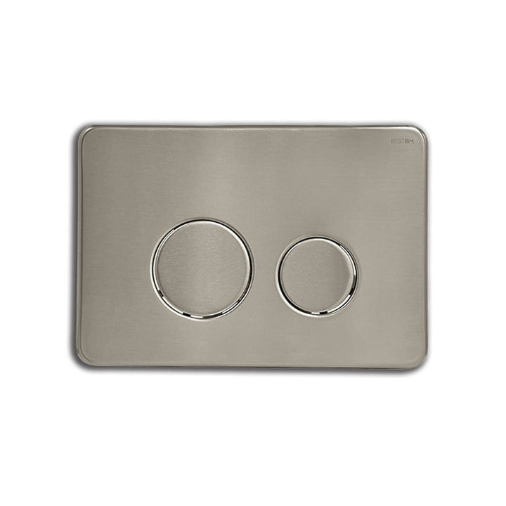 R&T Stainless Steel In Wall Flush Plate Button