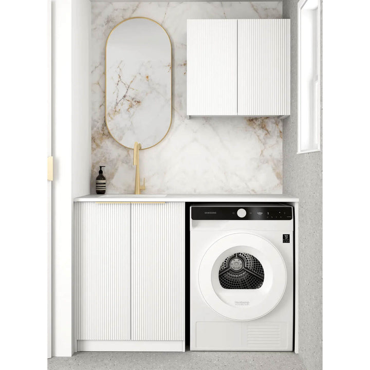 Bondi Fluted Laundry Cabinet Kit 1300mm