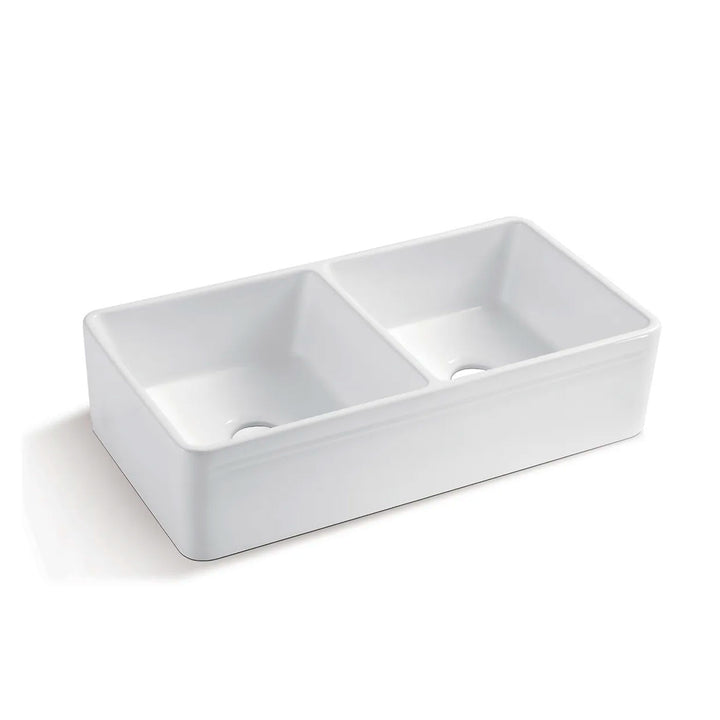 Boston Double Butler Farmhouse Sink 845x455x255mm