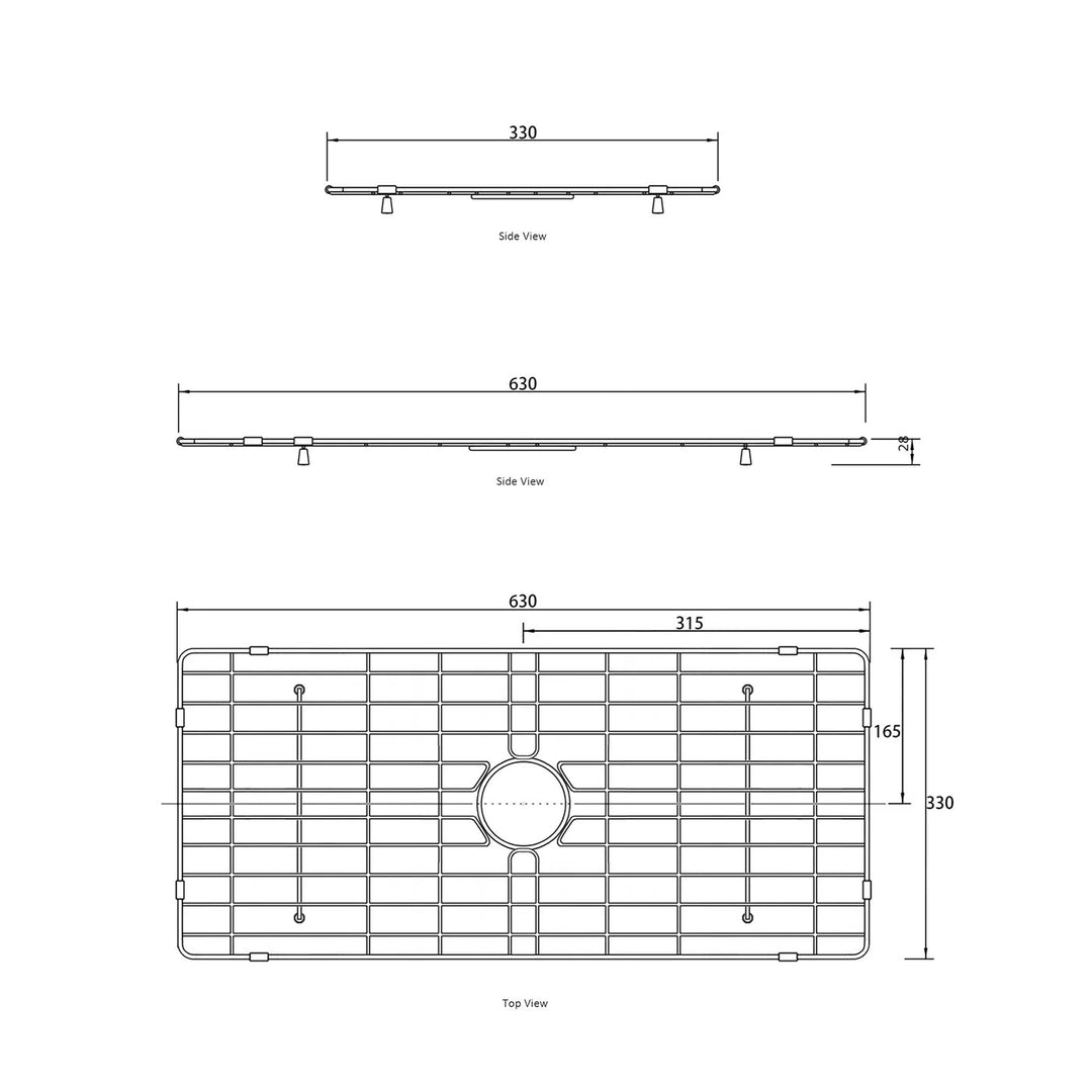 Boston Wide Sink Protector 630x330mm