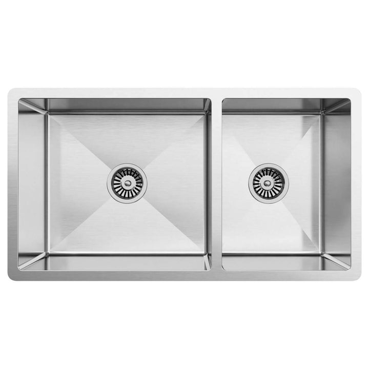 Calabria Double Stainless Steel Sink 820x450x205mm