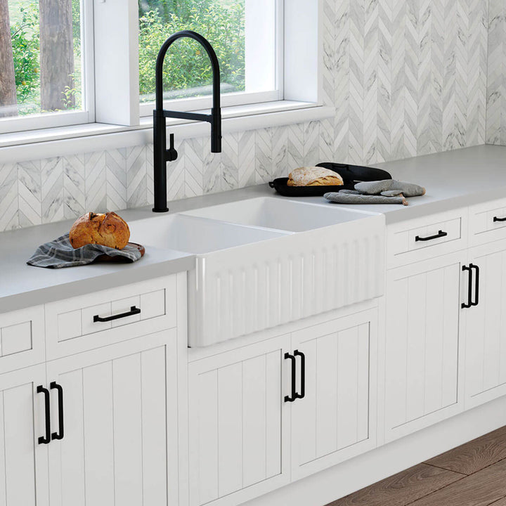 Charlton Double Butler Farmhouse Sink 835x505x255mm