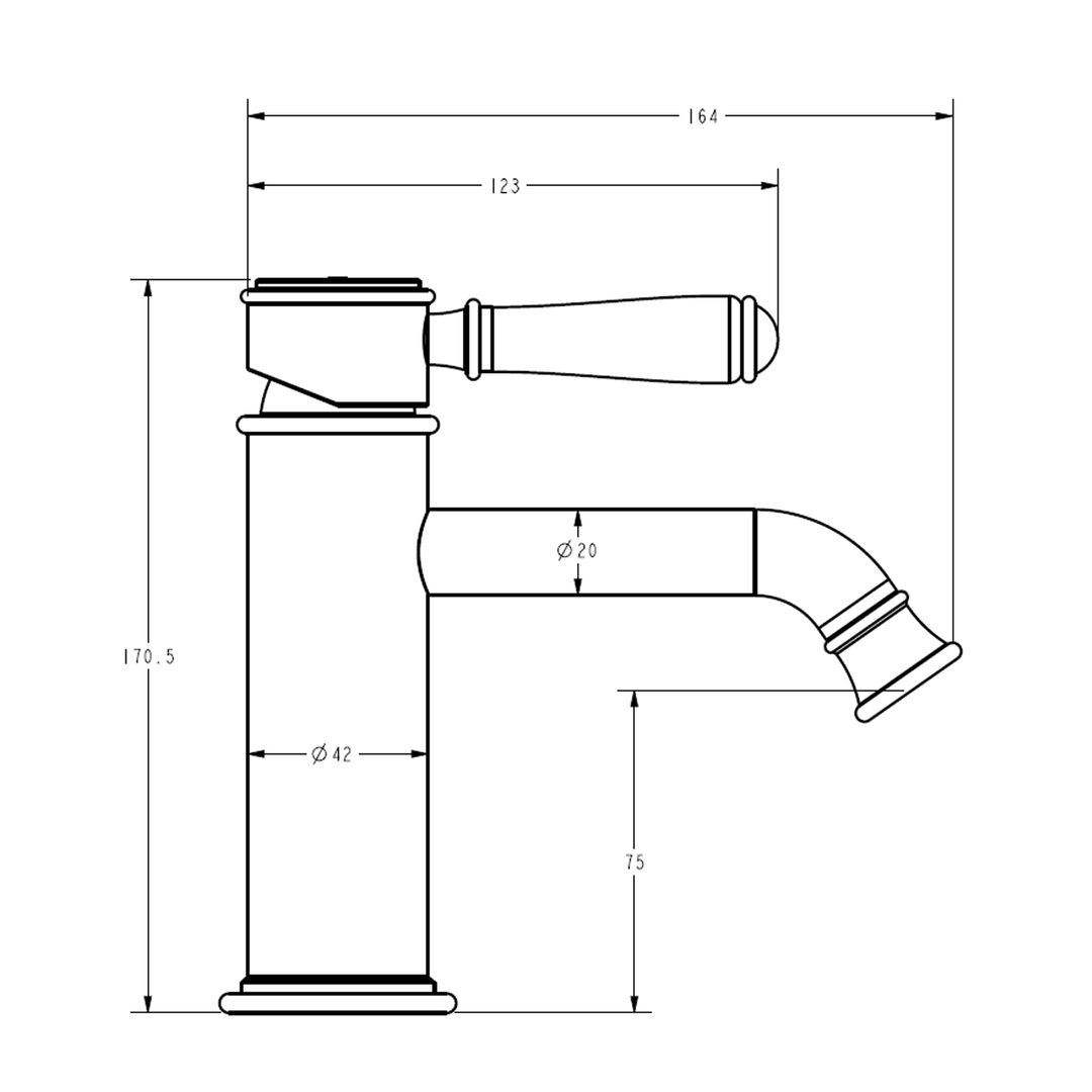 Clasico Short Basin Mixer