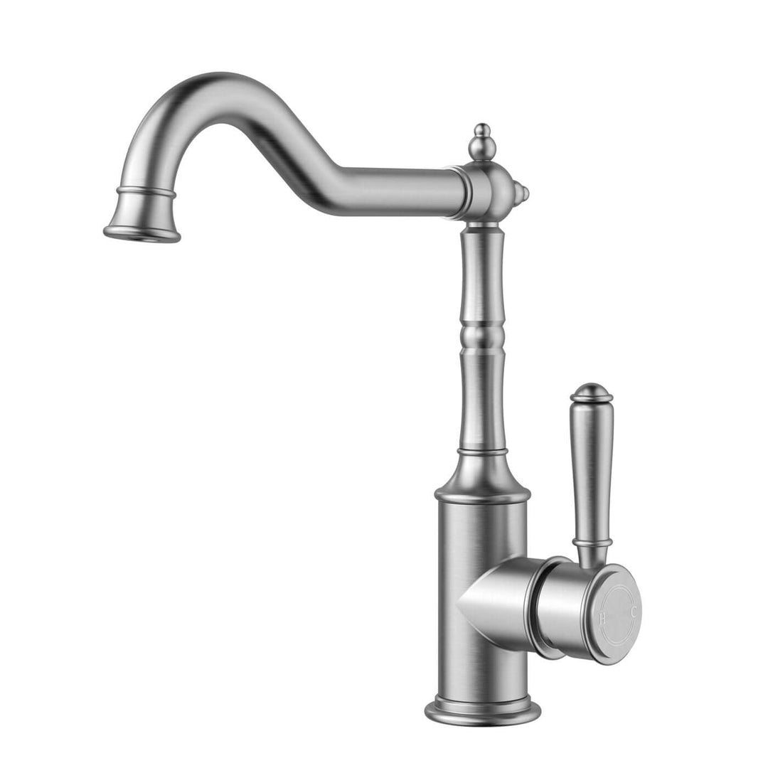 Clasico Brass Handle Sink Mixer