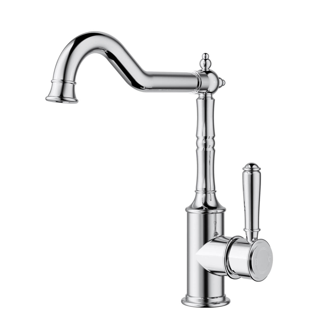 Clasico Brass Handle Sink Mixer