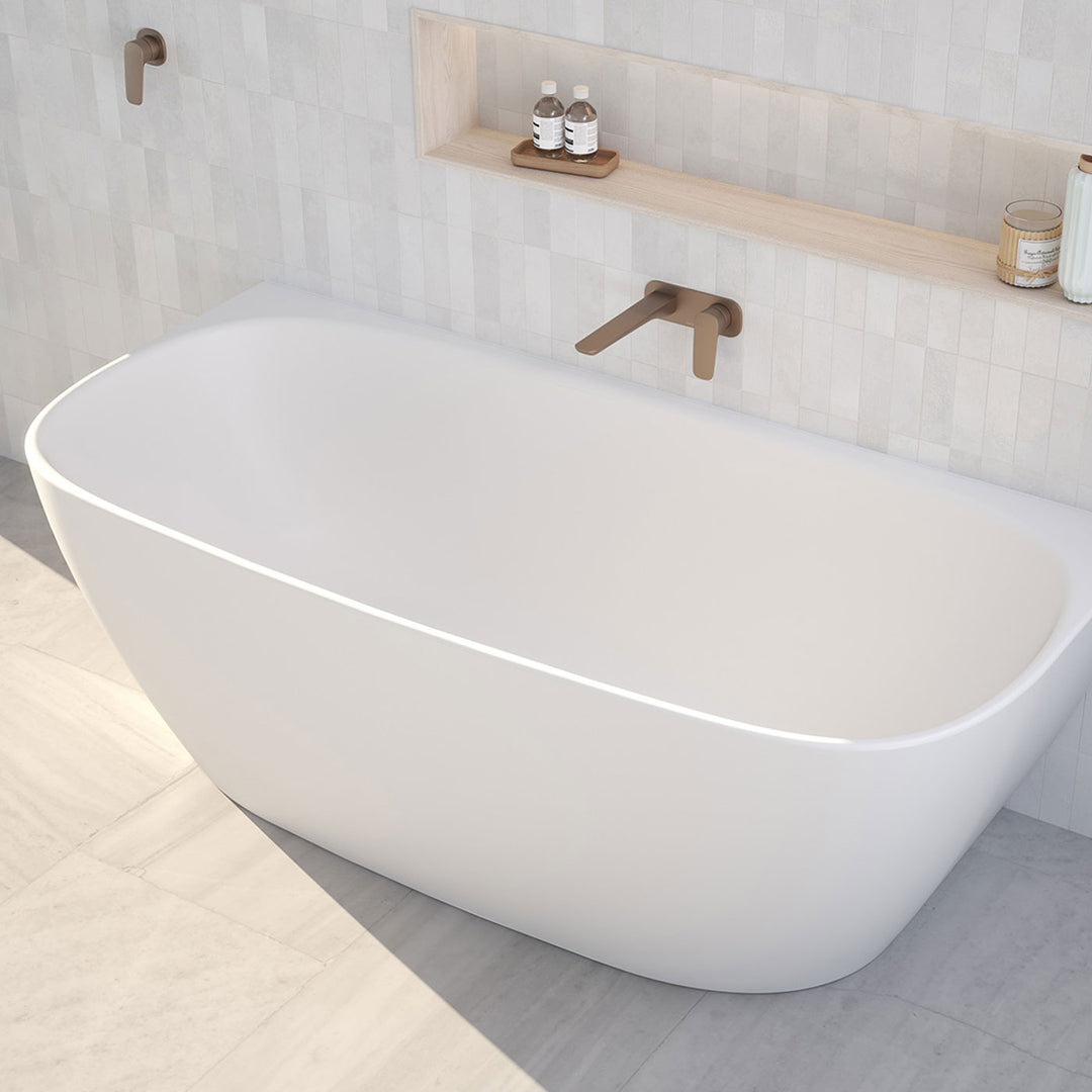 Contura II Back to Wall Acrylic Bathtub 1500-1700mm