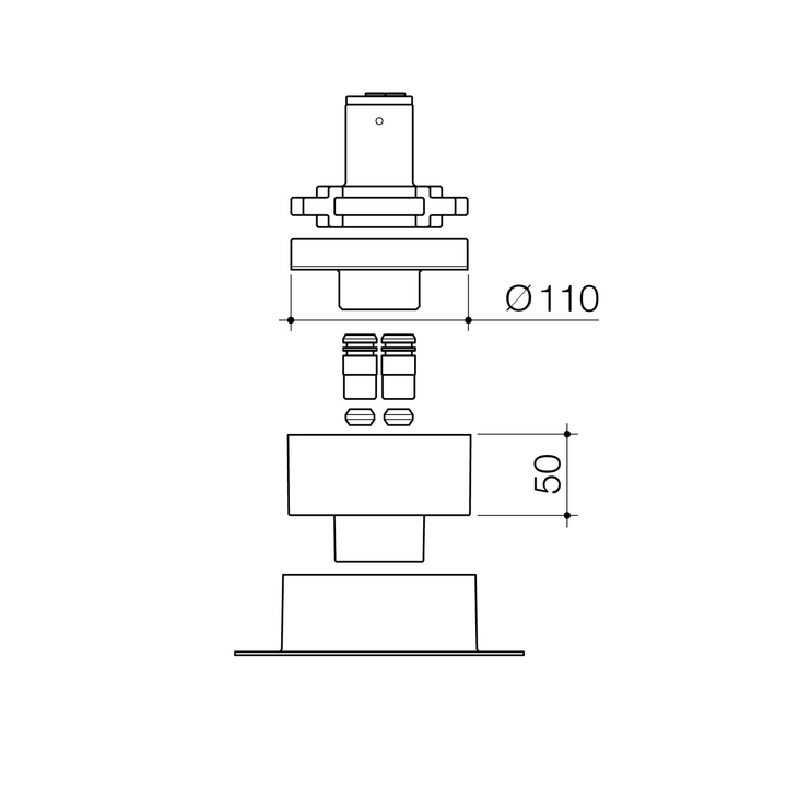 Contura II Freestanding Bath Spout