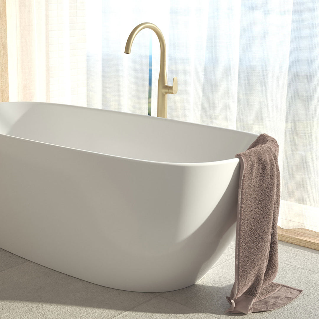 Contura II Freestanding Acrylic Bathtub 1500-1700mm