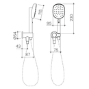 Contura II Removable Hand Shower