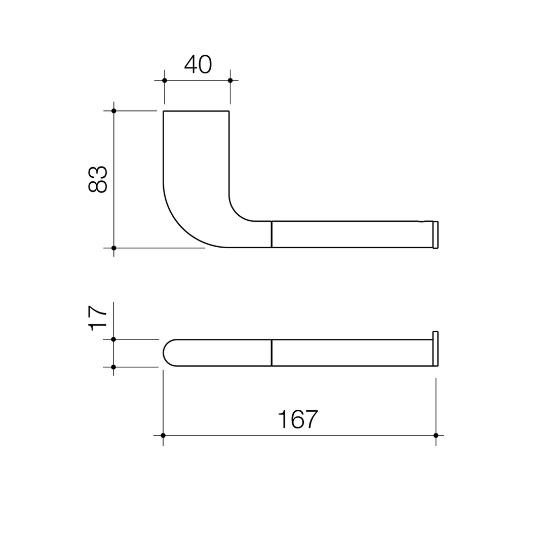 Contura II Toilet Roll Holder