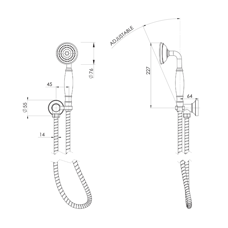 Cromford Hand Shower Handset