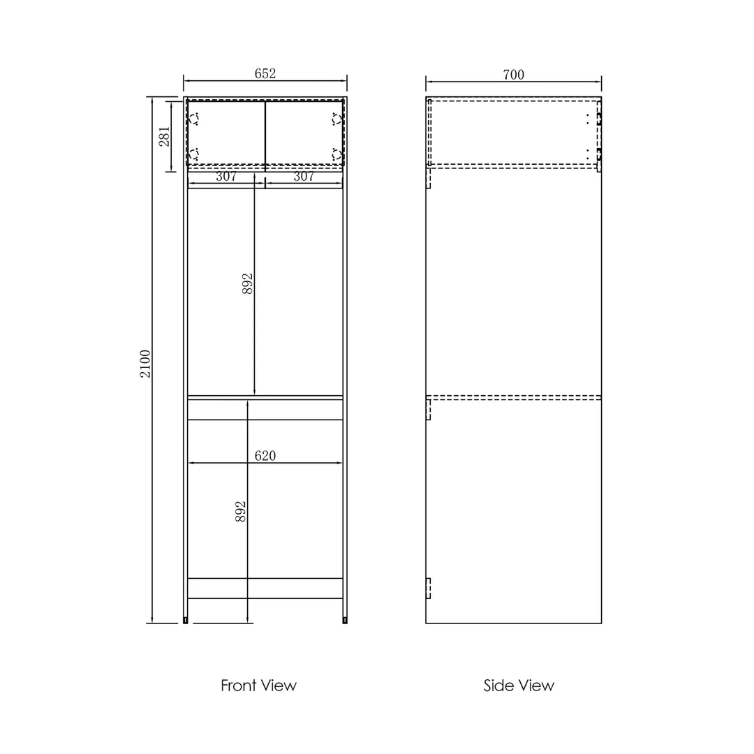 Hampshire Laundry Cabinet Kit 1960mm