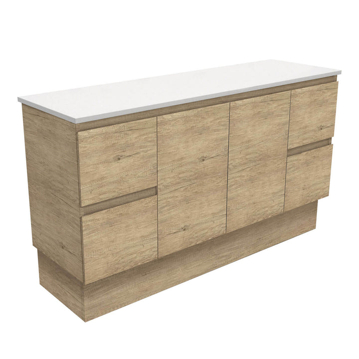 Edge Scandi Oak Floor Mounted Vanity (600-1500mm)