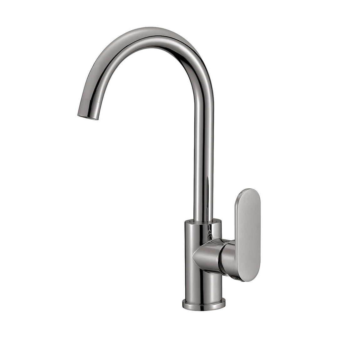 Oval Round Gooseneck Sink Mixer