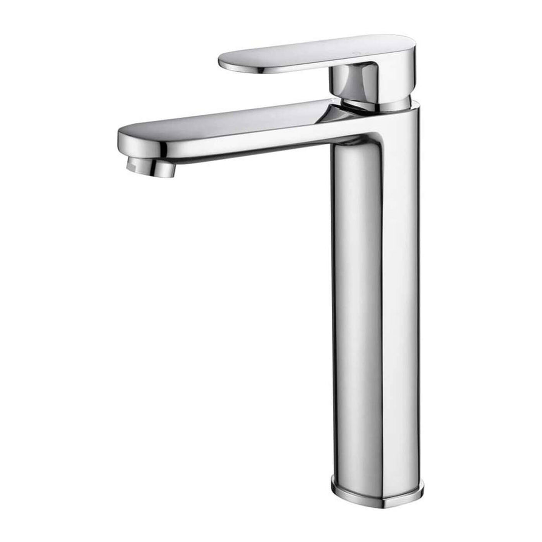 Eli Round Tall Basin Mixer Slim Handle