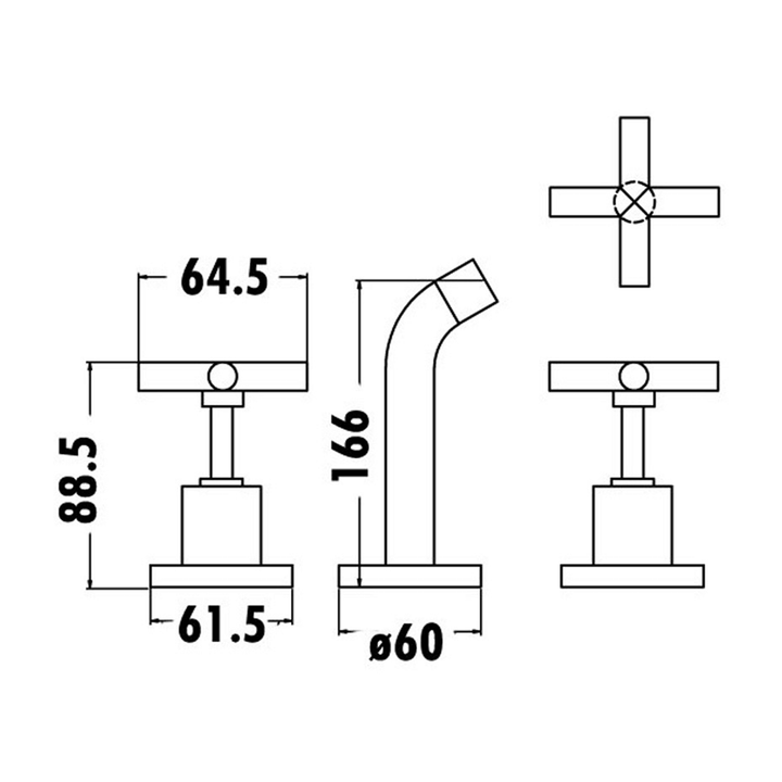 Eli Jumper Valve Assembly Tap Spout Set