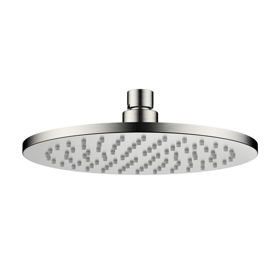 Eli Flat Round Brass Shower Head 200mm