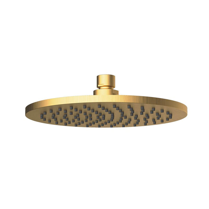 Eli Flat Round Brass Shower Head 200mm