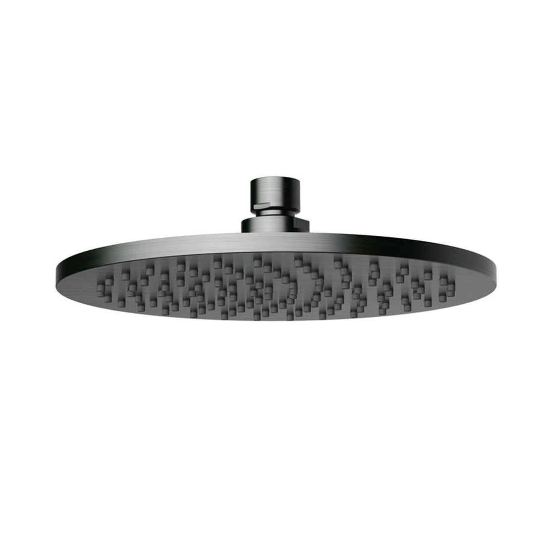 Eli Flat Round Brass Shower Head 200mm