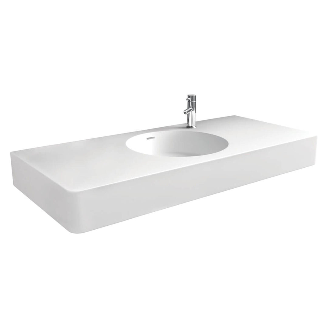 Encanto Slimline Cast Stone Wall Hung Basin 1000mm