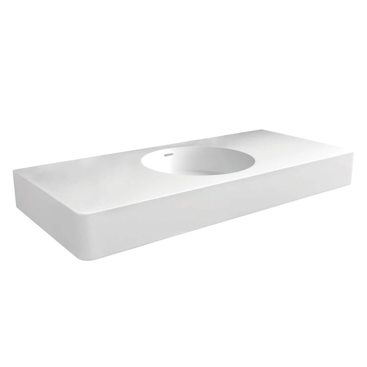 Encanto Slimline Cast Stone Wall Hung Basin 1200mm