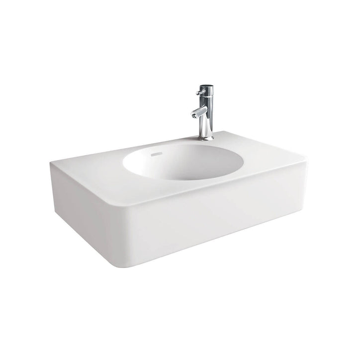 Encanto Slimline Cast Stone Wall Hung Basin 470mm