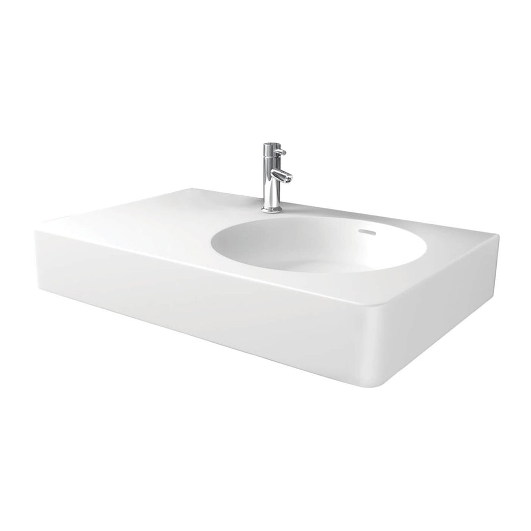 Encanto Slimline Cast Stone Wall Hung Basin 700mm