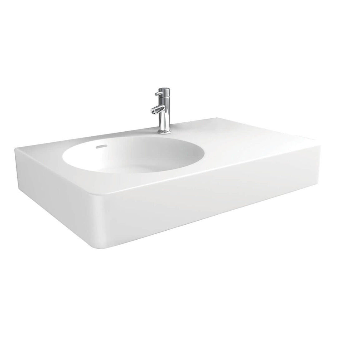 Encanto Slimline Cast Stone Wall Hung Basin 700mm