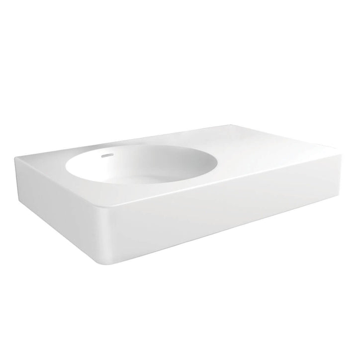 Encanto Slimline Cast Stone Wall Hung Basin 700mm